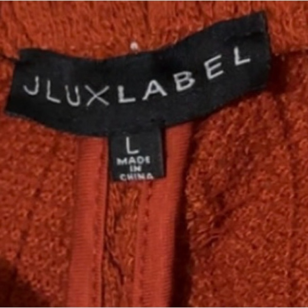 JLUXLABEL Rust Knit Crop Top - Picture 5 of 7